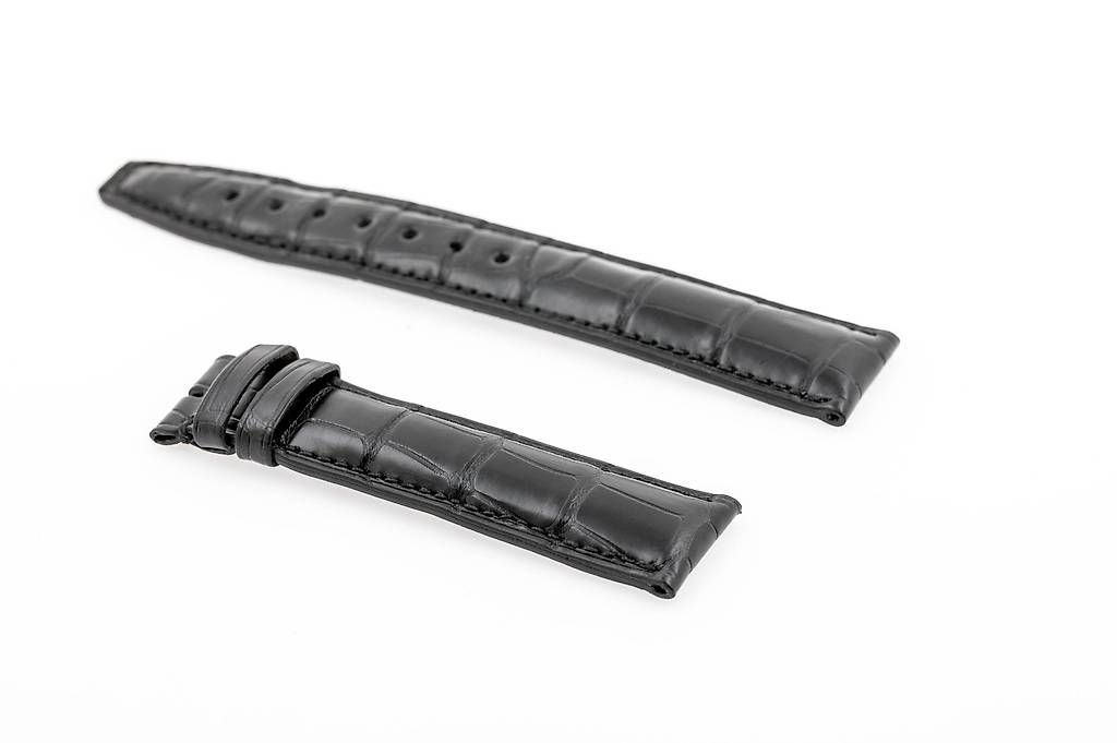 IWC Armbänder & -reifen: IWC black leather strap 20mm NEW – Neu (gemäss Beschreibung) aus Epalinges von bracelet123