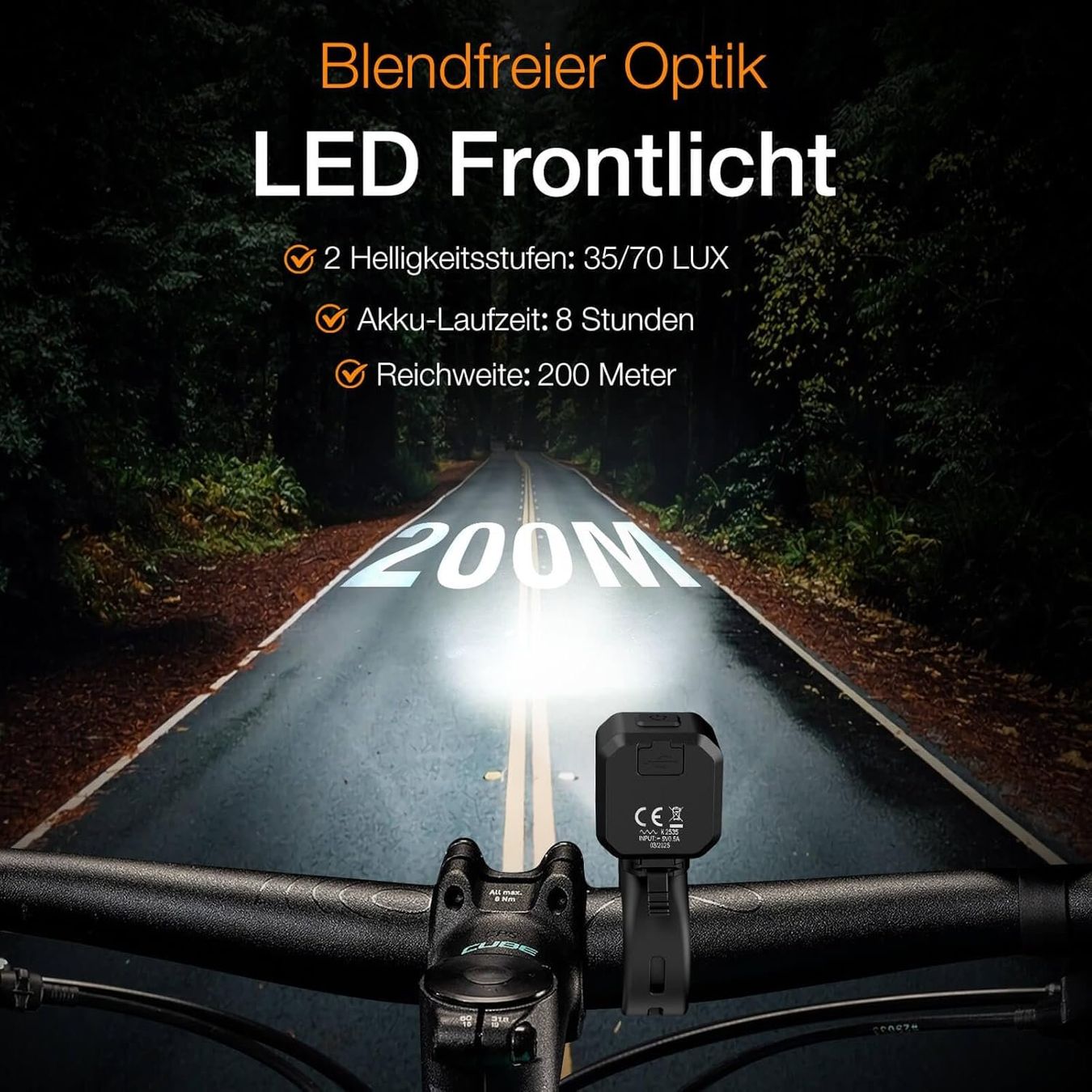 Luxus Led Fr Fahrradlampe Ebenbild
