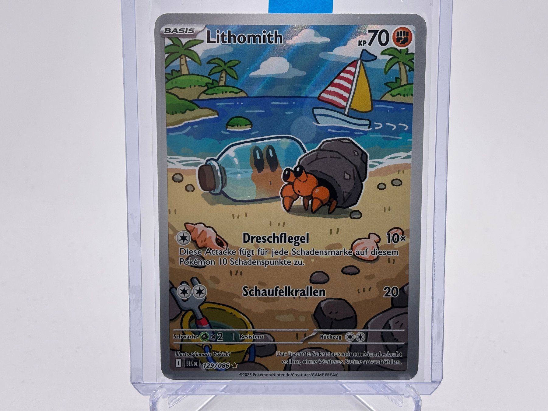 Pokémon Carte collezionabili: Schwarze Blitze - Lithomith  (BLK 129) - DE – Nuovo (secondo la descrizione) da Allschwil venduto da Bullach
