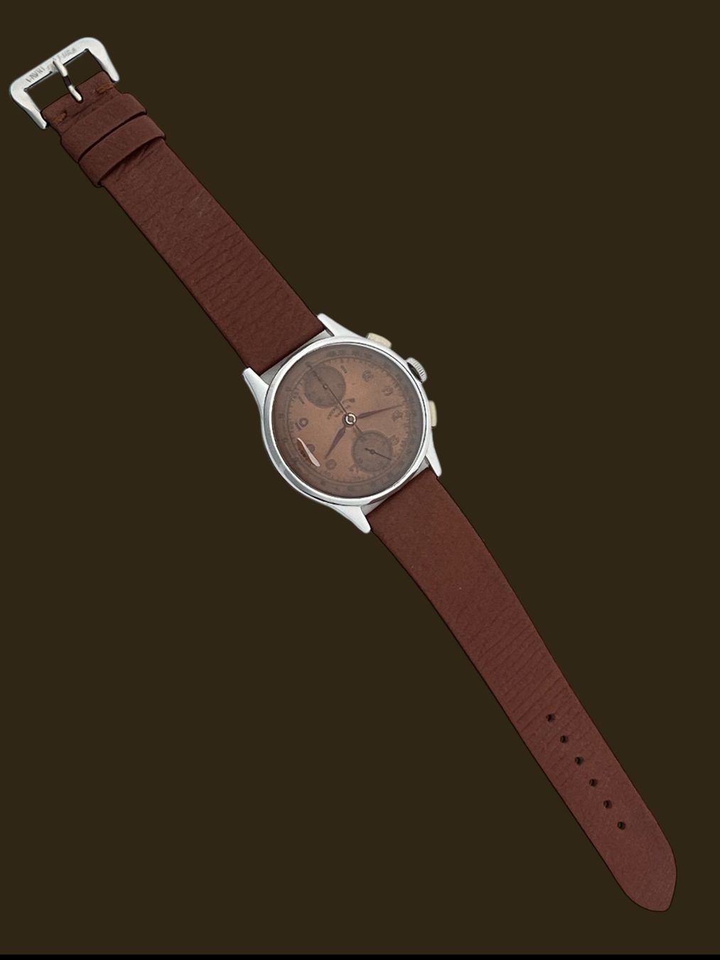 Favre Leuba Uhren: Favre Leuba Vintage Chronograph Salmon Dial – Gebraucht aus Morges von 24time 4