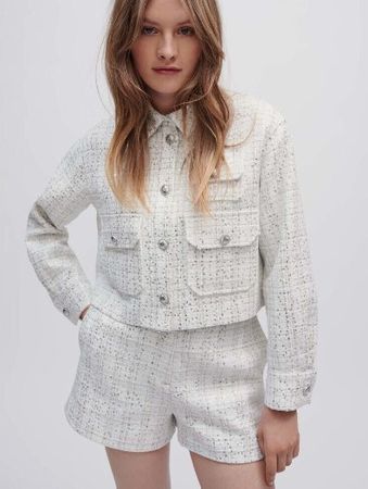 Maje Shorts with Sequins