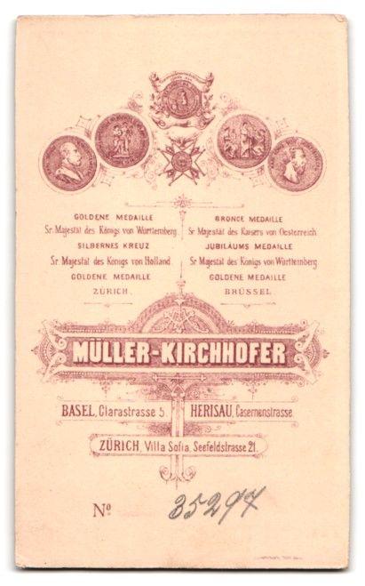 Fotografie & Manifesti: Fotografie Müller-Kirchhofer, Basel, Cl – Usato da Berlin venduto da bartko-reher 1
