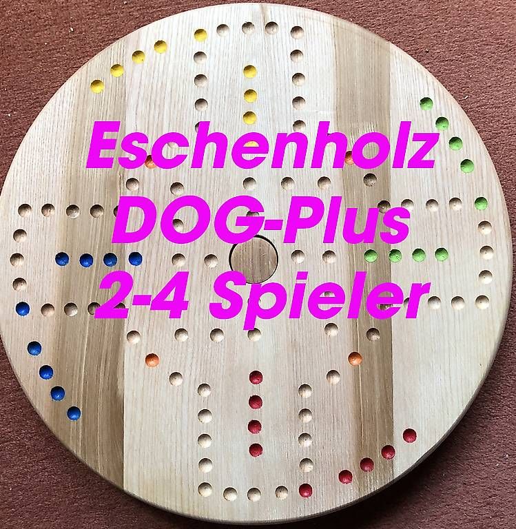 Spiele: DOG Plus 2-4 & 4-6 Spieler Eschenholz – Gebraucht aus Uzwil von Kurtaltherr 1
