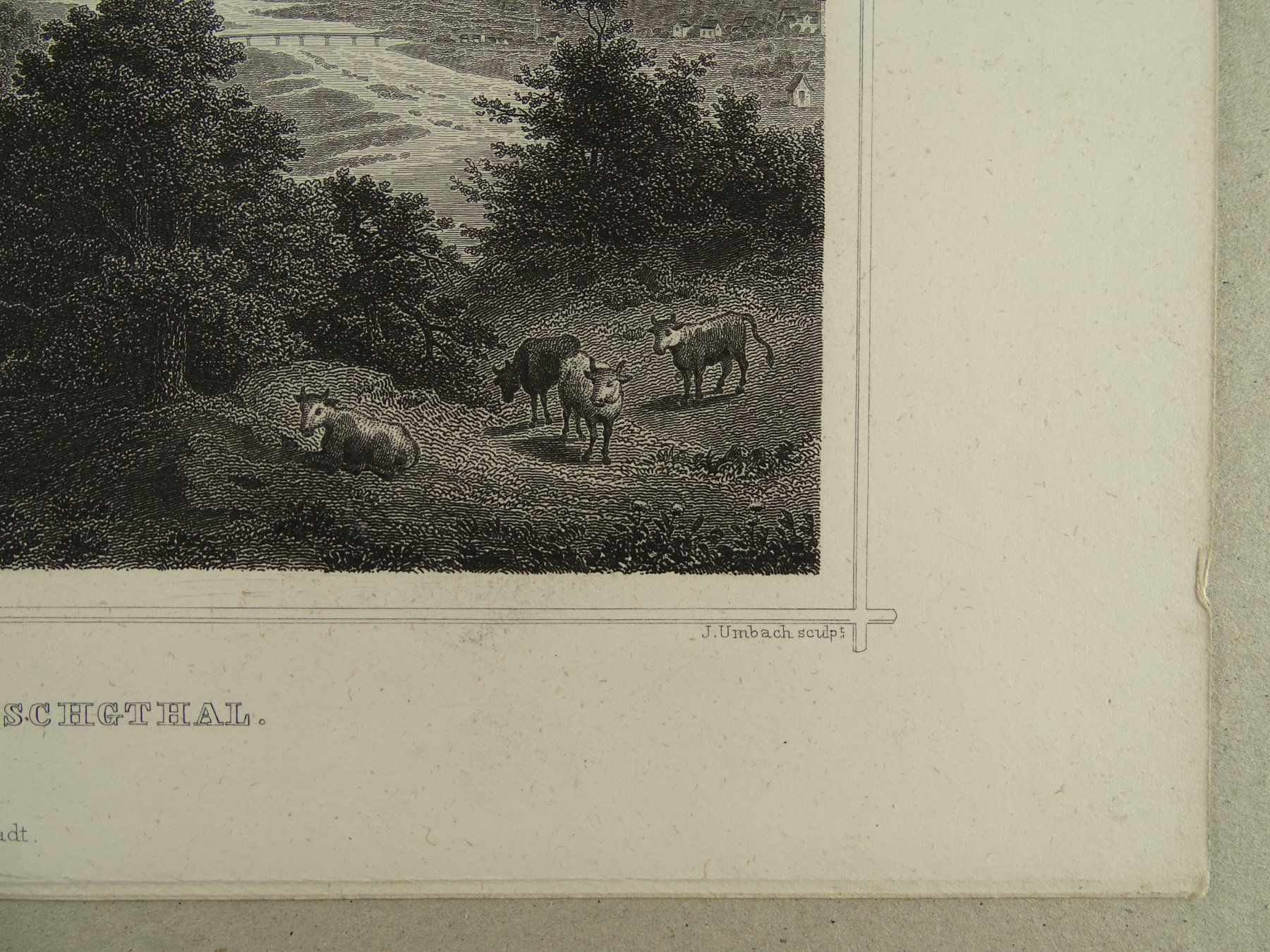 Incisioni: THUSIS, STAHLSTICH NACH ROHBOCK 1870 – Usato da Grüningen venduto da Kartensammler 4