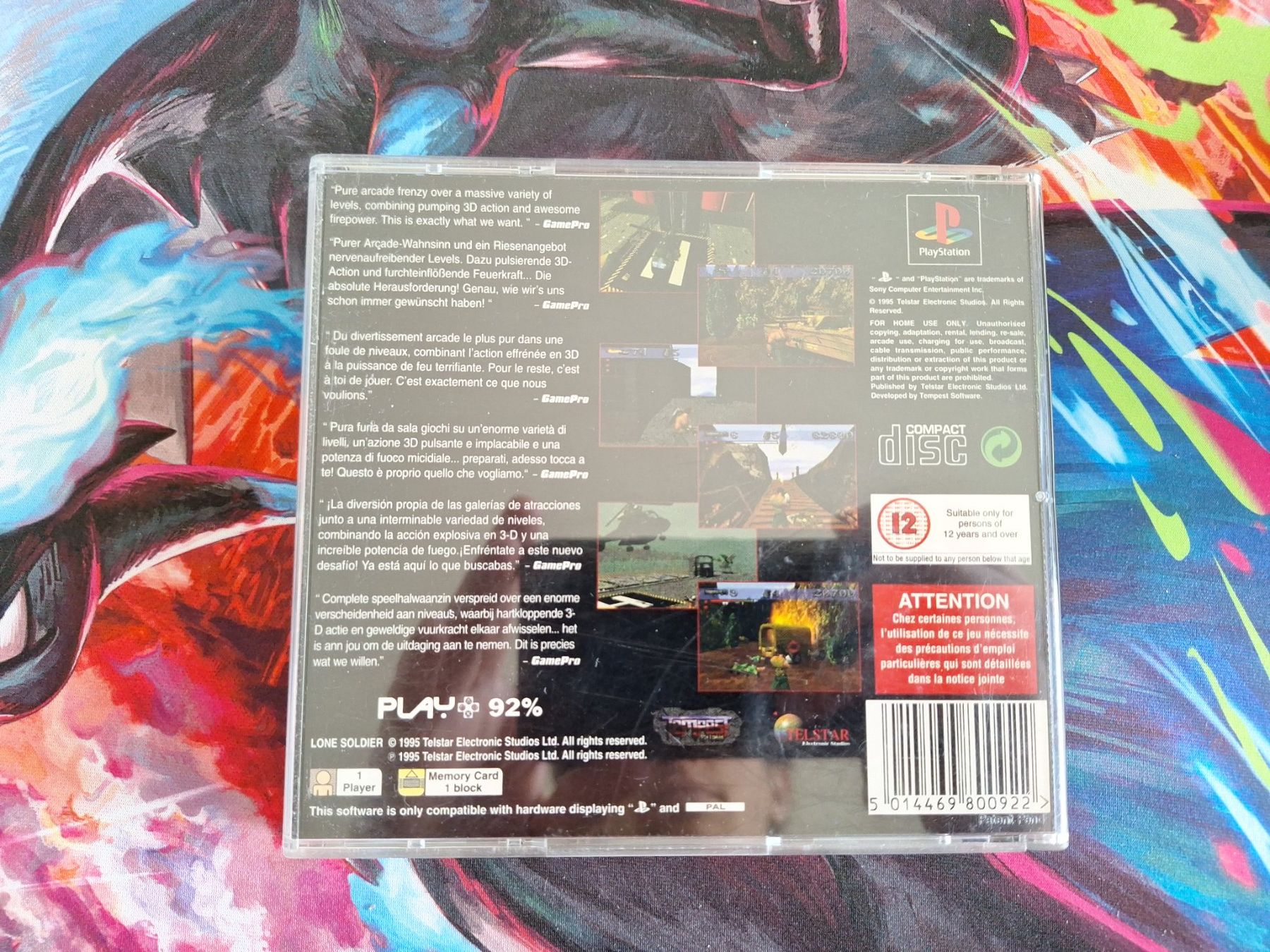 Sony Giochi: Lone Soldier - PS1 – Usato da Altstätten SG venduto da GGsGameshop 2