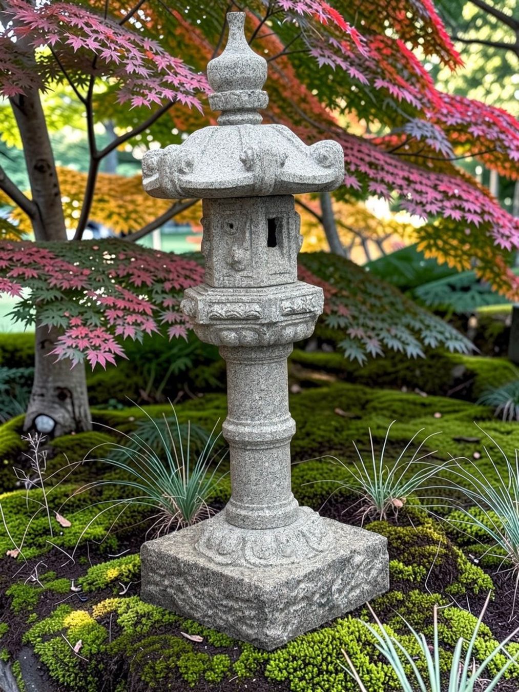 Laternen: Kasuga Granit Steinlaterne Pagode Gartenlaterne 130cm groß – Gebraucht aus Hilpoltstein von TOMTAO88 6