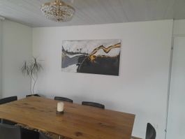 JEAN SANDERS 150 X 80 cm grosses Bild Kunstwerk Gemälde