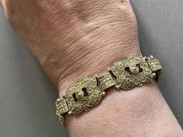 XL THEODOR FAHRNER Armband 18cm HAMMER aufwändig gearbeitet