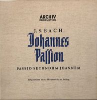 Bach – Johannes-Passion BWV 245 (3 LP-Box-Set, 1962)
