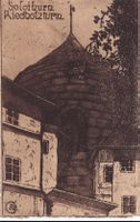 Solothurn Riedholzturm Künstlerkarte