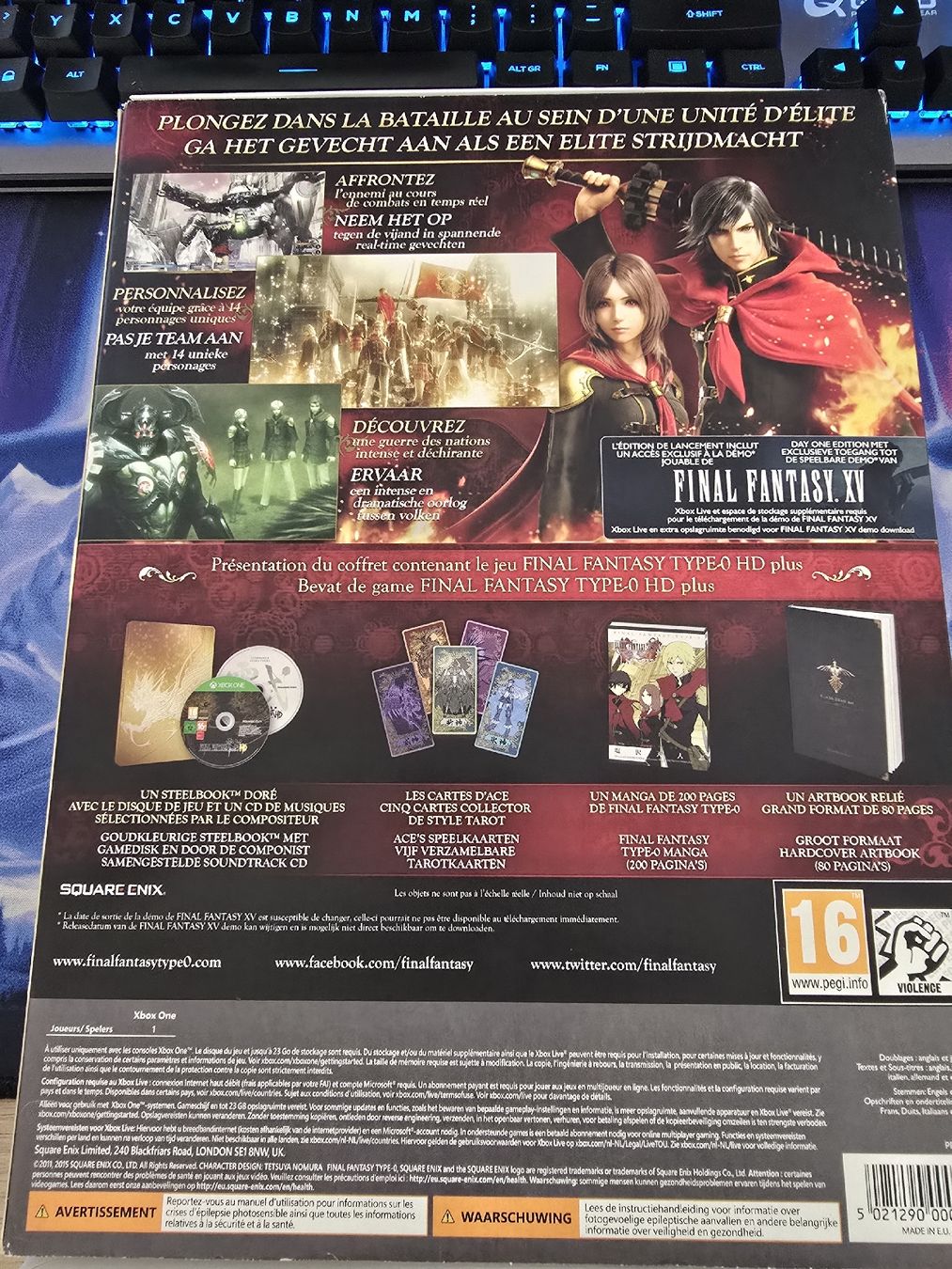 Microsoft Giochi: Final Fantasy Type 0 HD collector – Nuovo (secondo la descrizione) da Meyrin venduto da Kudo97 1