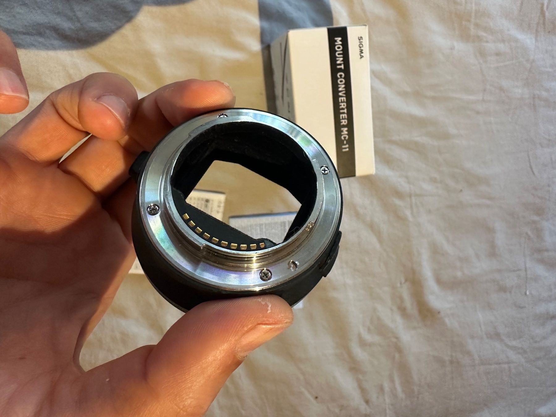 Sigma Adattatori foto: Sigma Mount Converter MC-11 Canon to E-Mount – Usato da Lavin venduto da adrianh_ 1