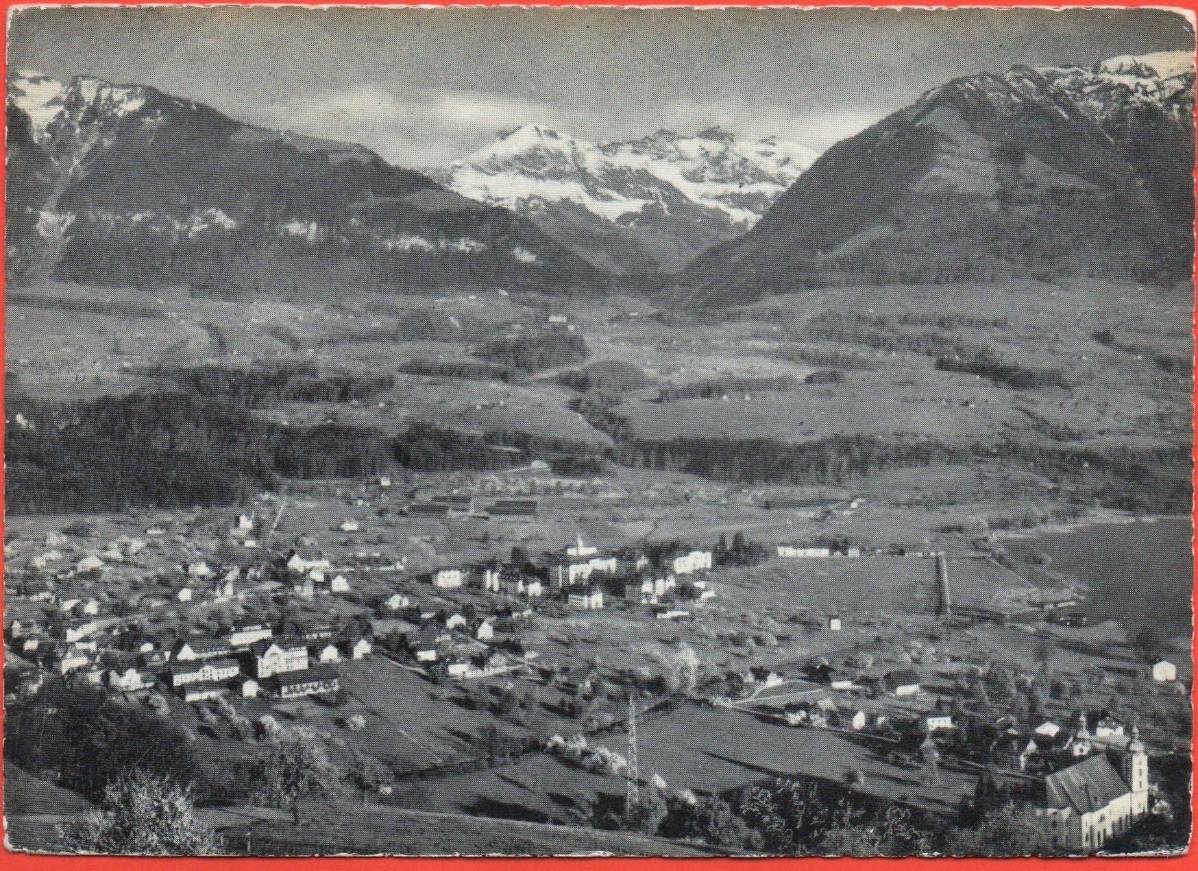 Cartoline postali: SARNEN Flugaufnahme – Usato da Jona venduto da philajona