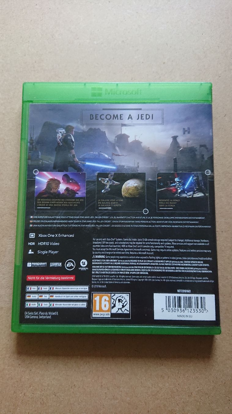 Spiele: Star Wars Jedi Fallen Order Xbox One  – Gebraucht aus Chur von FreakofRarity 1