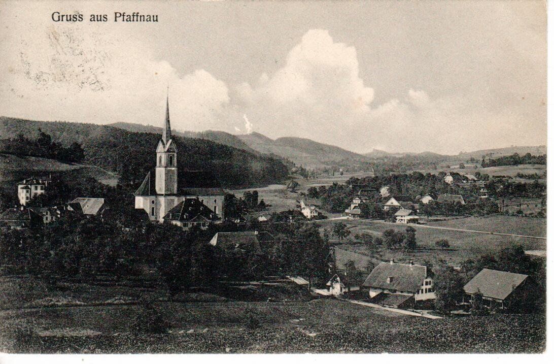 Cartoline postali: Gruss aus Pfaffnau 1912 – Usato da Wolhusen venduto da Curver9
