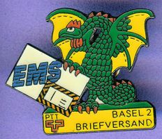 PTT  BASEL 2 Briefversand  Vogel GRYF 