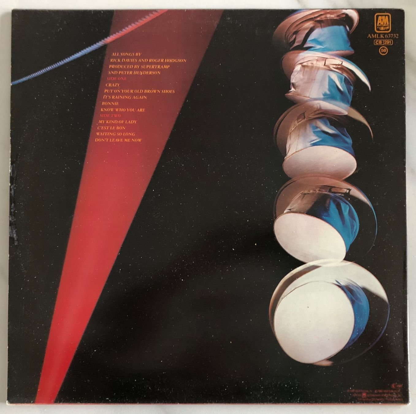 Vinyles: SUPERTRAMP - "....FAMOUS LAST WORDS..." – D'occasion à Poliez-Pittet par Newtown-Records 1
