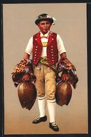 AK Appenzell, Appenzeller-Senn in Tracht