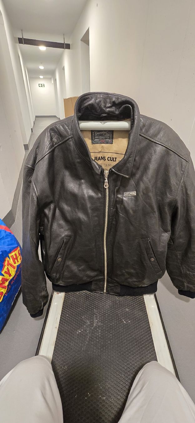 Levi's Giacche: Lederjacke Harley-Davidson Herren Schwarz Grösse L 52 – Usato da Egerkingen venduto da bea_rxm7