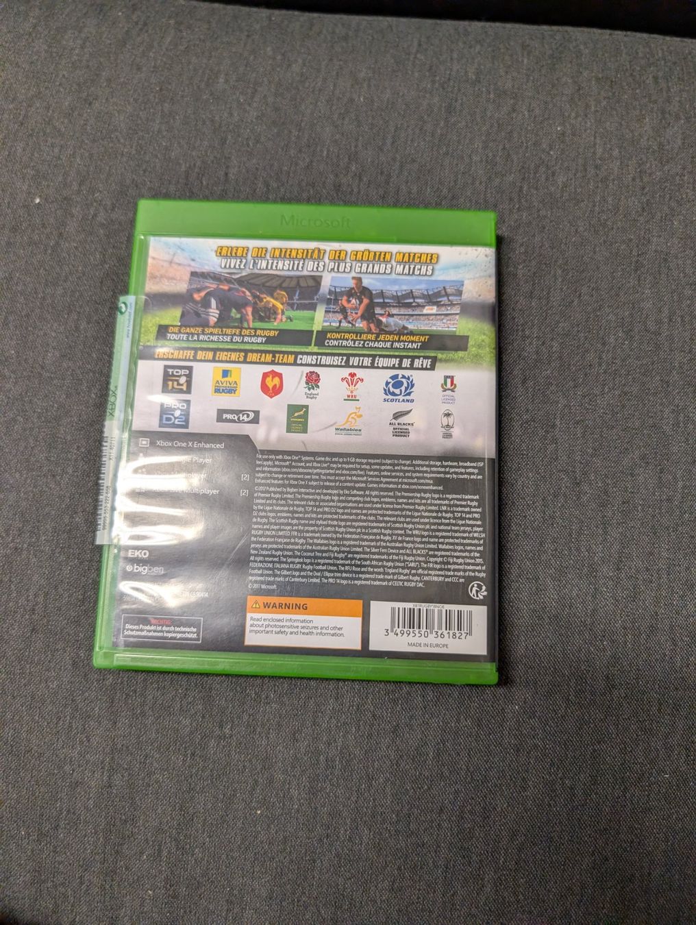 Giochi: Rugby 17 Microsoft Xbox Series x / one – Usato da Giubiasco venduto da Ticinerd 1