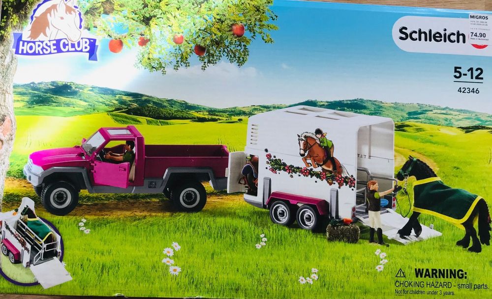 Schleich Horse Club 42346 Pick-up met paardentrailer