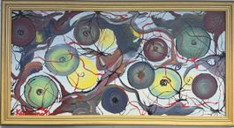 Bild „Time machine“, 50 x 27cm, Acryl auf Holz