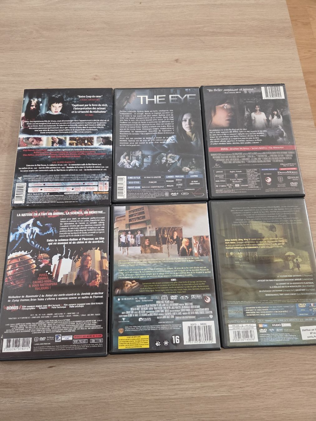 Tutti i DVDs: 6 DVD d'horreur  – Usato da Tramelan venduto da mic_5lzm 1