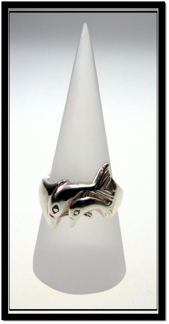 Anelli: Delfin 925 Silber Fingerring Nr. 002 – Nuovo (secondo la descrizione) da Schmitten FR venduto da la_luna_blue 1