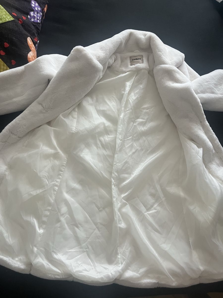 Zebra Cappotti: Mantel Zebra weiss flauschig – Nuovo (secondo la descrizione) da Olten venduto da sae_82z2 3