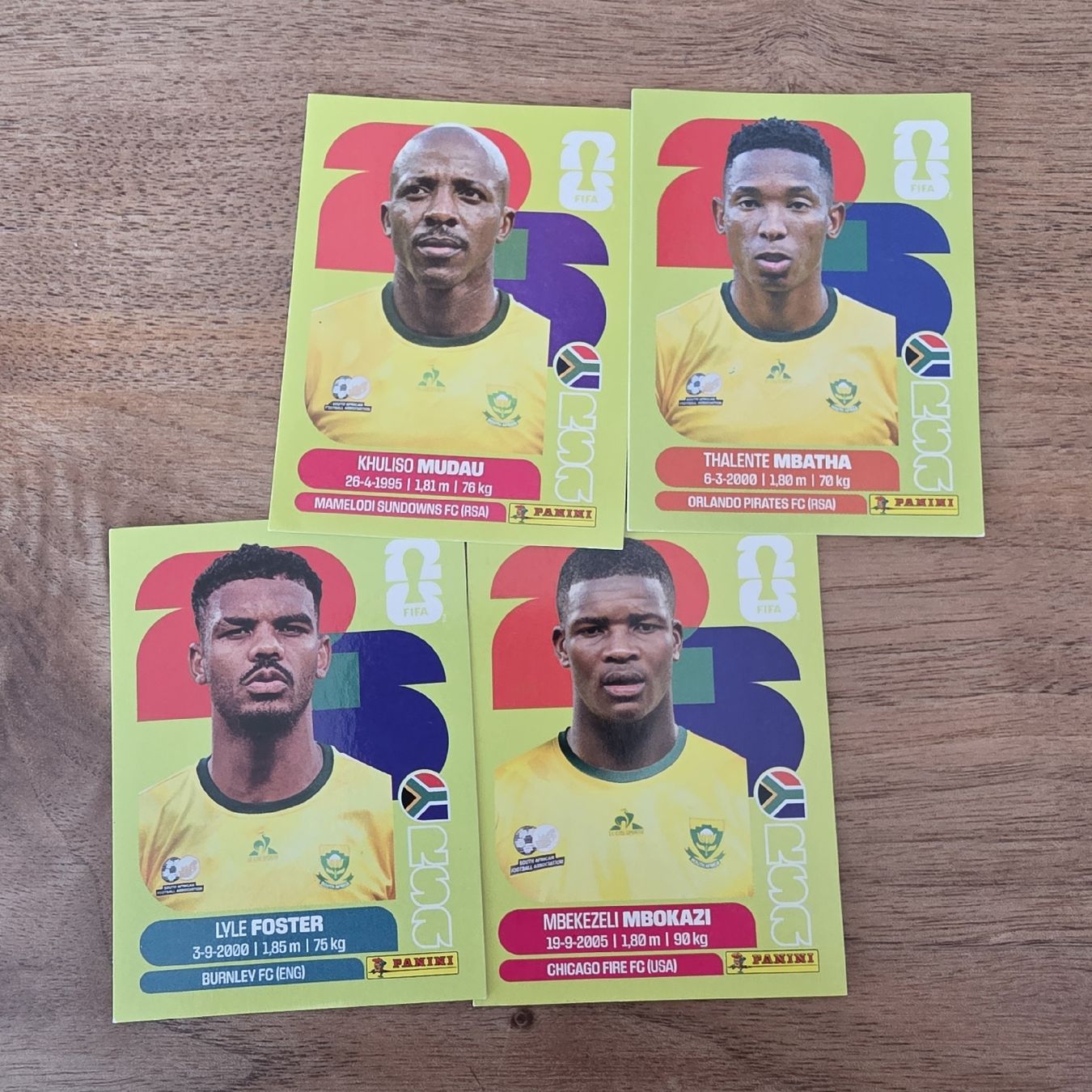 Panini Cartes à collectionner: Panini Sticker RSA17,12,6,9  – Neuf avec emballage d'origine à Buchs AG par LogoParts