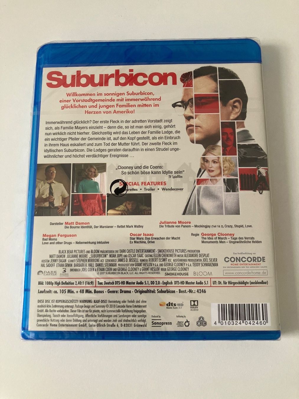 Tutti i DVDs: Suburbicon (2017) - Blu-ray Damon, Moore - Neuware – Usato da Arbon venduto da Sugofresser 1