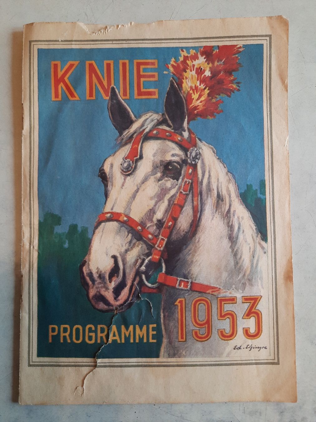 Dokumente: Circus Knie Programmheft 1953 – Gebraucht aus Nottwil von mar_jqm7