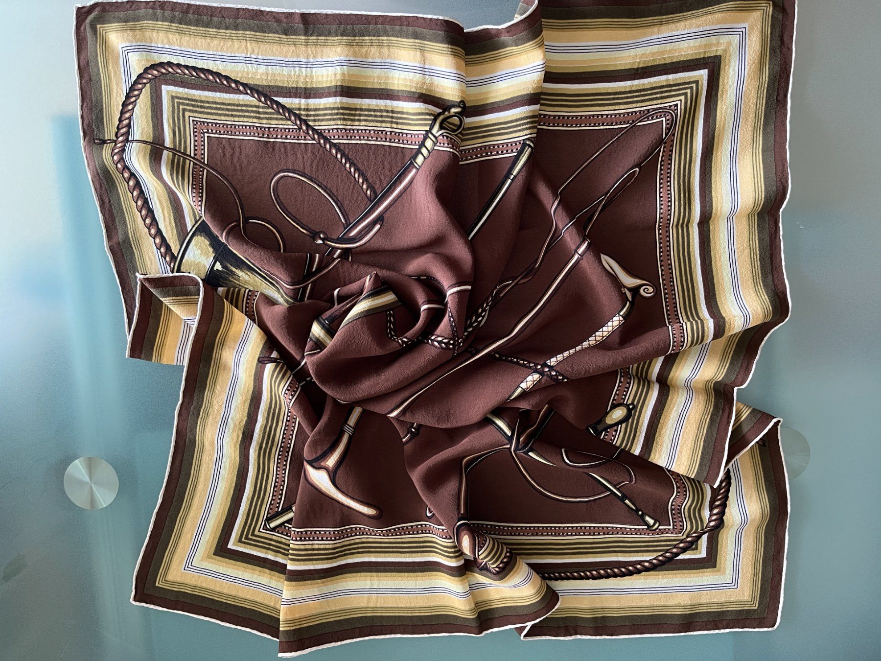 Foulard & Sciarpe: Foulard aus Seide - Seidentuch – Usato da Uetendorf venduto da Florabella01 1