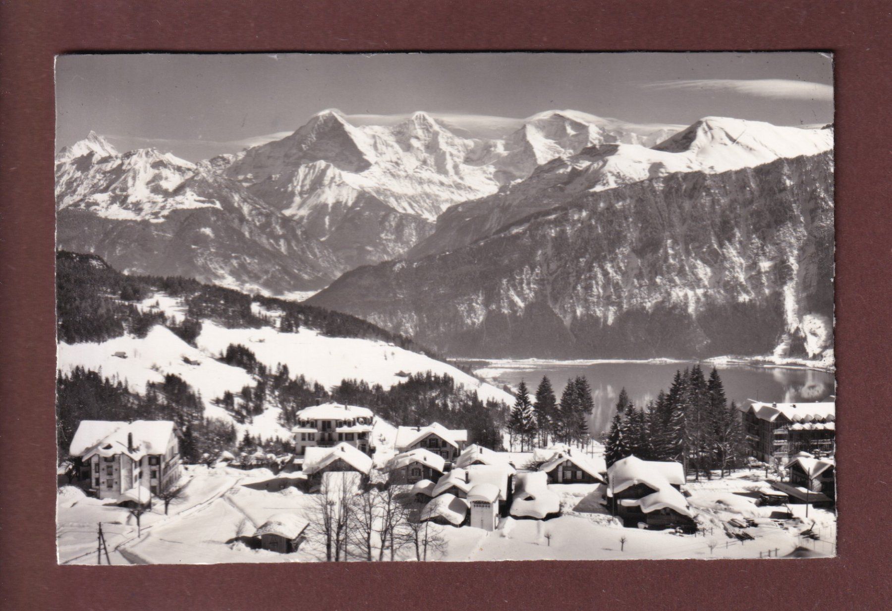 Ansichtskarten: BEATENBERG unter Schnee - 1958 – Gebraucht aus Pully von nicecards