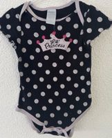 Body "Lil Princess" schwarz Punkte Grösse 80