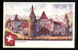 Luzern, Eidgenössisches Schützenfest 1