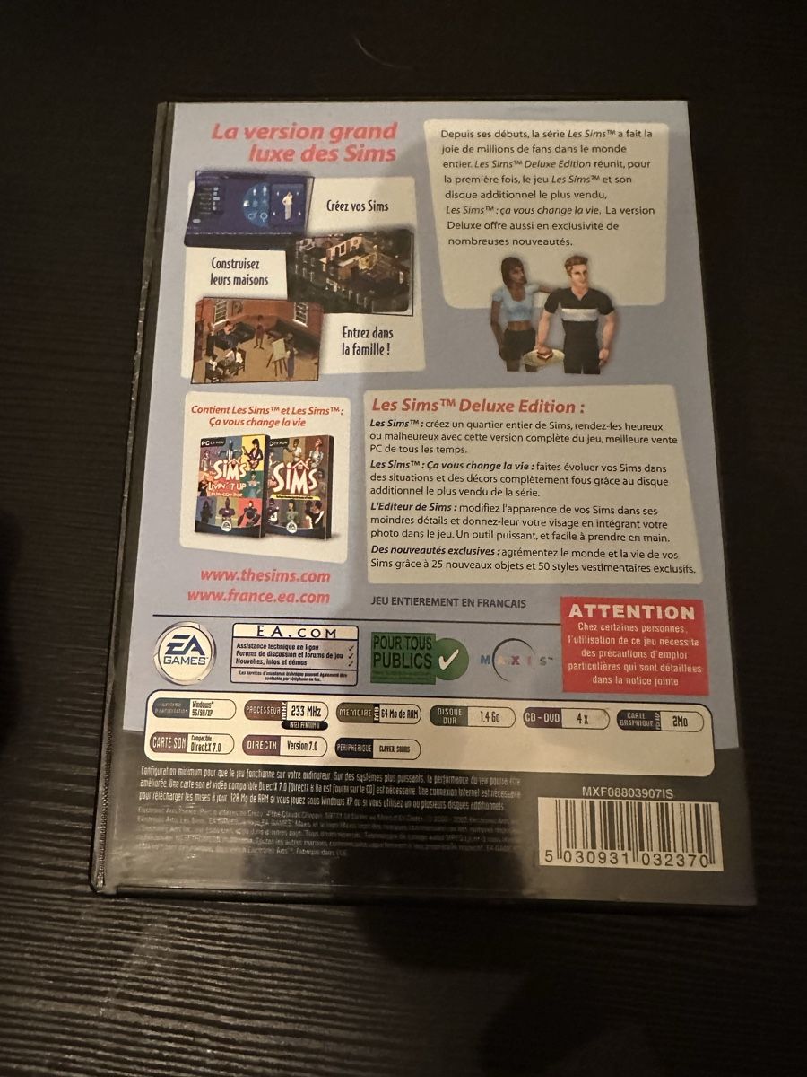 Giochi: Jeu SIMS Deluxe édition – Usato da Lausanne venduto da Tipouze 2