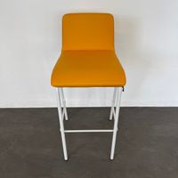 Steelcase B Free Barhocker - Leder Gelb
