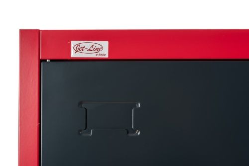 Schränke & Regale: Aktenschrank Spind PETROW rot-dunkelgrau – Neu und originalverpackt aus Herbertingen von jet-line-e-trade 6