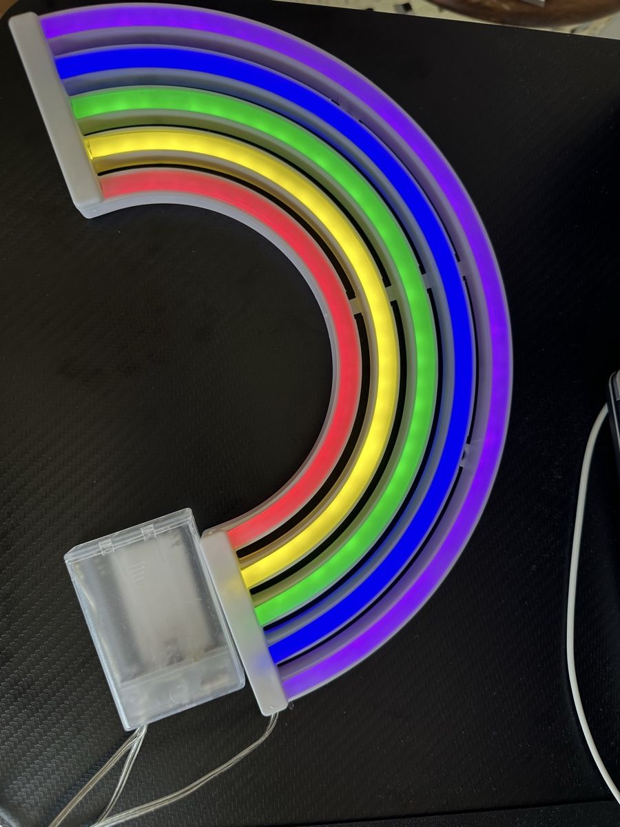 Lampade: Coole Regenbogen Lampe – Nuovo (secondo la descrizione) da Zürich venduto da Groisli