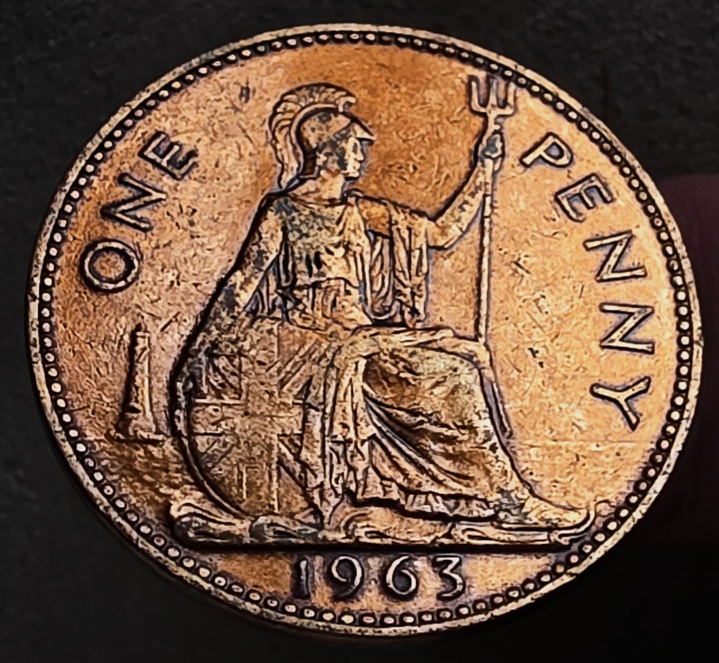 Tutti le monete: GROSSBRITANNIEN 1 PENNY 1963 – Usato da winterthur venduto da CoinPassion 1