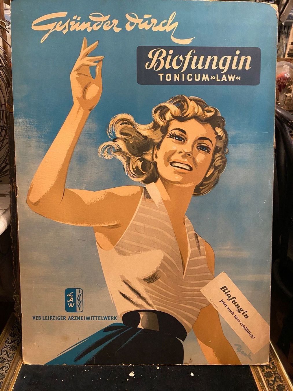 Foto & Immagini: Kartonwerbung 1950?1960? – Usato da St. Gallen venduto da katercarlos 3