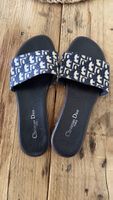 Christian Dior seleltuch Pantoffeln 38