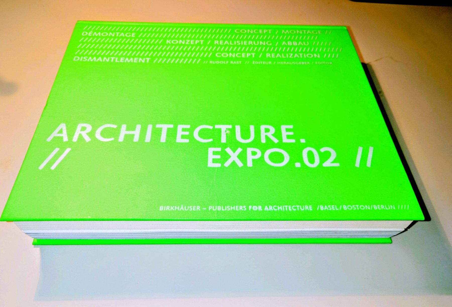 Libri: Architecture.Expo.02. Erstausgabe 2003 Birkhäuser. 3 Sprach. – Usato da Zürich venduto da Rst7 1