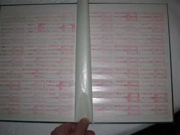 Alben: Album mit 350 Schalterfreistempel – Gebraucht aus Winterthur von Kyoung 3