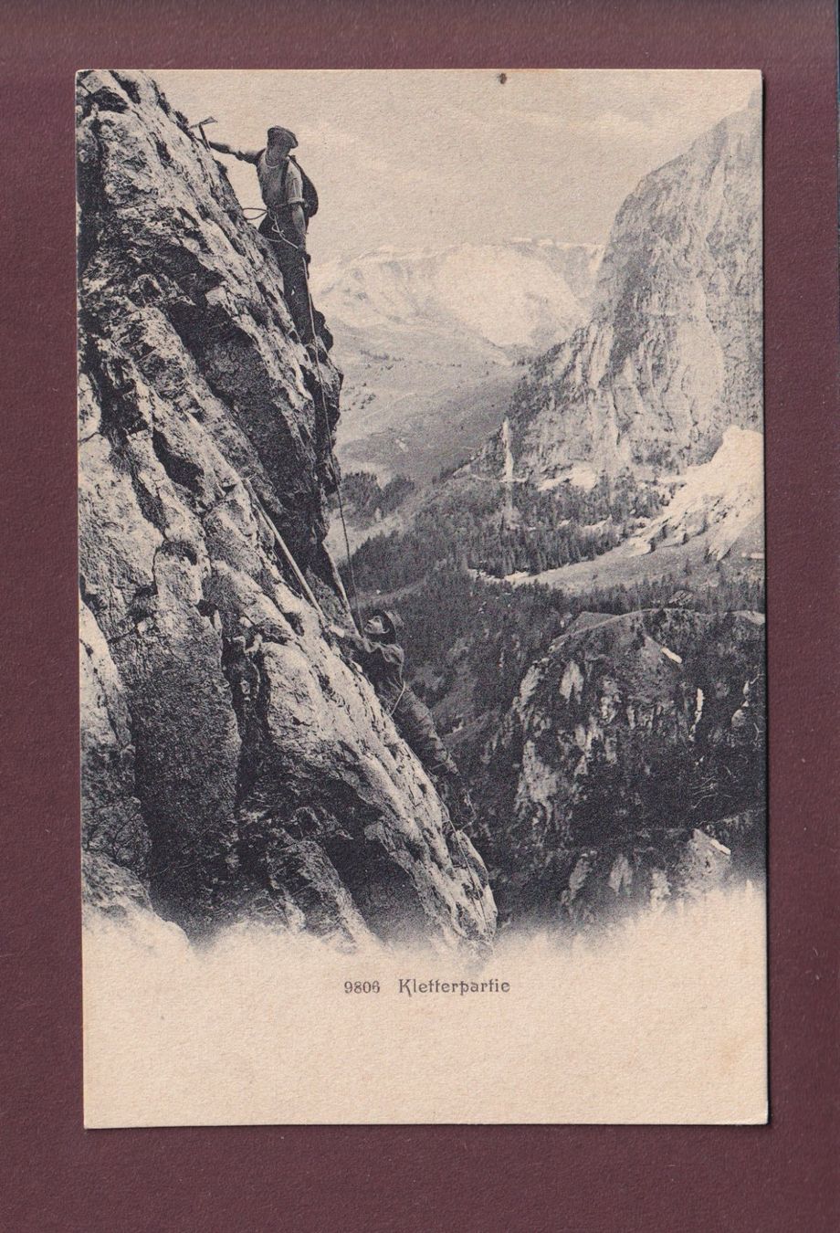 Cartoline postali: Berg - KLETTERPARTIE – Usato da Pully venduto da nicecards