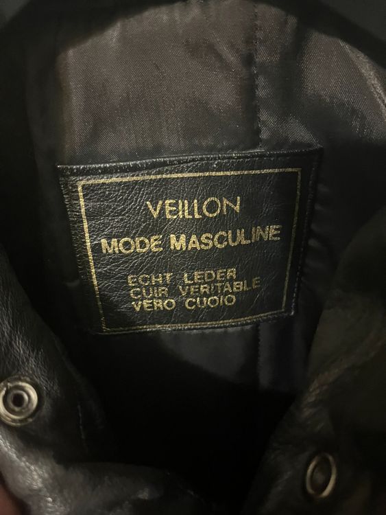 Giacche: Veste en cuir véritable pour homme - Taille M - Noir – Usato da Blonay venduto da Ems_lat1204 3