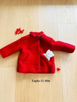 Cappottino rosso bambina 12-18 mesi