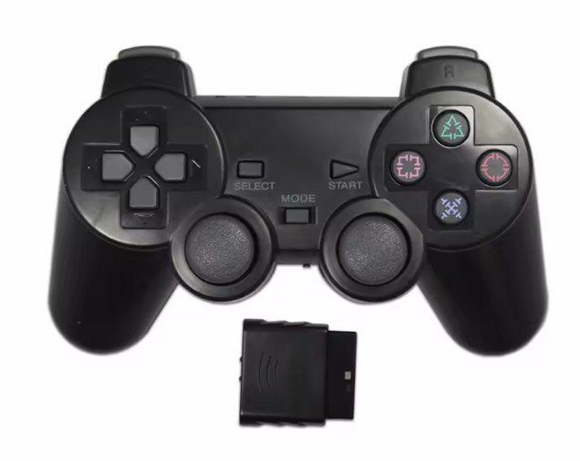 Controller: Playstation 2 Wireless Controller - black - NEUWARE PS2 – Nuovo (secondo la descrizione) da Goldau venduto da agestuffer