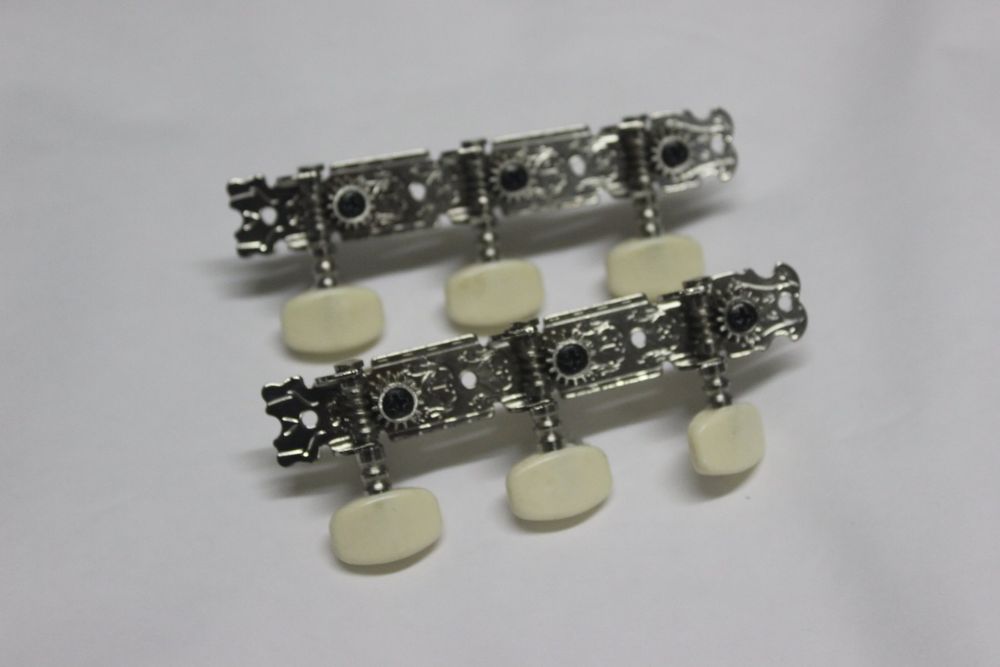 6 Stück Ukulele Stimmknöpfe In Silber - Präzise Stimmwirbel Für Gitarren & Bässe